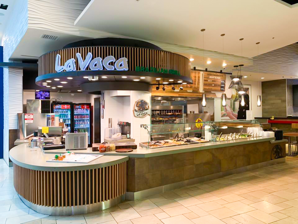 Front store location of La vaca Brazilian Grill Topanga